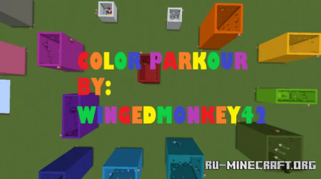 ������� Color Parkour By: WingedMonkey42 ��� Minecraft