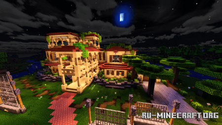  Huge Italian MANSION  Minecraft PE