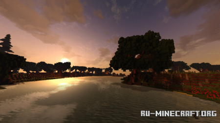 Скачать Hyra Shaders для Minecraft PE 1.16