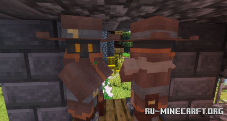 Скачать Wispy Villagers and Fantasy Creatures для Minecraft 1.15