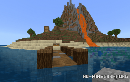������� Escape from Volcano Island ��� Minecraft PE