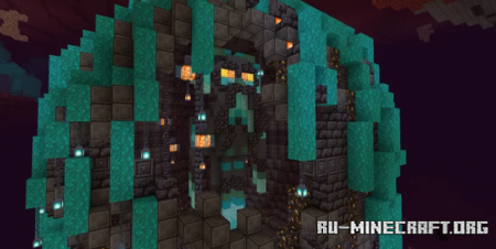  Shroomlight Shadow Temple  Minecraft