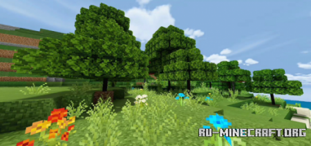  Better Foliage and Realistic Environment  Minecraft PE 1.16