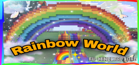 ������� Rainbow World by Star2005m ��� Minecraft PE