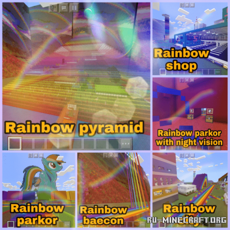 ������� Rainbow World by Star2005m ��� Minecraft PE