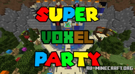 ������� Super Voxel Party! (4-player Mario Party) ��� Minecraft