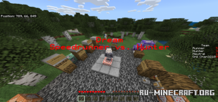������� Minecraft Man Hunt (Based Off Dream) ��� Minecraft PE
