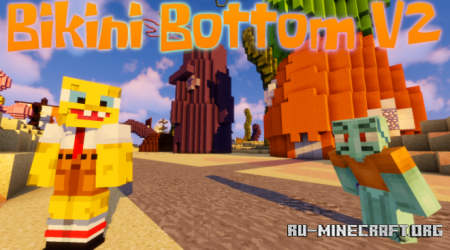  Bikini Bottom V2 (NEW UPDATE)  Minecraft