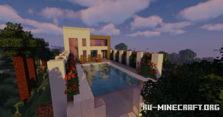  Hillside Modern Villa  Minecraft