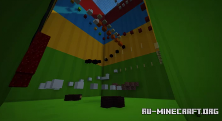  Parkour 4 Levels - Colorful  Minecraft