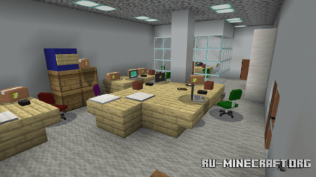 Скачать The Office Roleplay Map для Minecraft PE