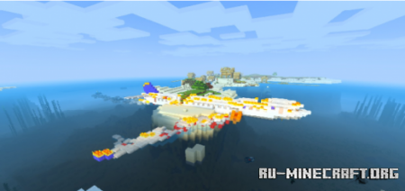 Скачать Crashed Plane Island Survival для Minecraft PE