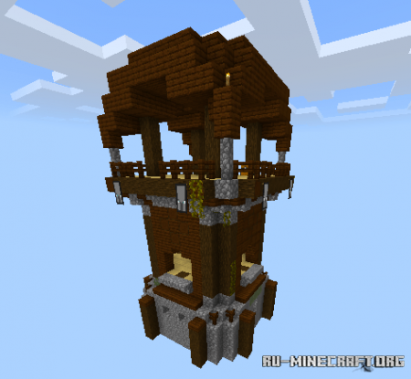 ������� Skyblock with Structures by SrCamerot ��� Minecraft PE