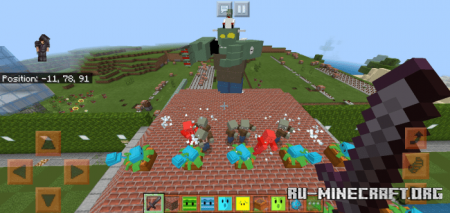  Plants vs Zombies Map v6 by LiL Craft YT  Minecraft PE