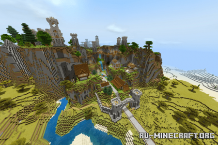������� Medieval Highlands � Atlantis ��� Minecraft PE