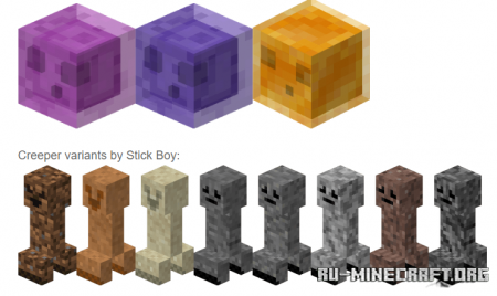  Vanilla Mob Variants  Minecraft PE 1.16