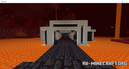 ������� Nether Base by LwB3618 ��� Minecraft PE