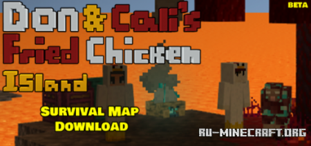 ������� Cali & Don�s Fried Chicken Island ��� Minecraft PE