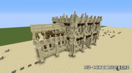  Desert Townhall  Minecraft