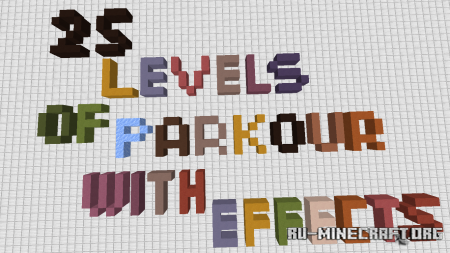  25 Levels of Parkour With Effects  Minecraft
