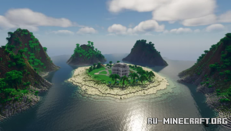 ������� Paradise Island and Mansion by Medievalone ��� Minecraft
