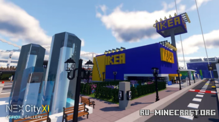 ������� NEXCity XI - The Most Detailed City Map ��� Minecraft