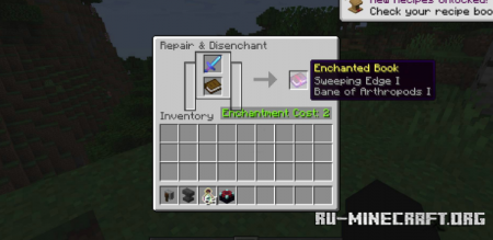 Скачать Grind Enchantments для Minecraft 1.16.4