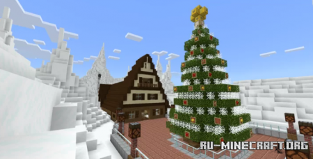 ������� Escape from Mount Ginger: A Christmas Rollercoaster ��� Minecraft
