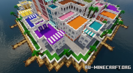 ������� Colorful Small Town by Yvent ��� Minecraft