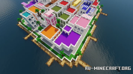 ������� Colorful Small Town by Yvent ��� Minecraft