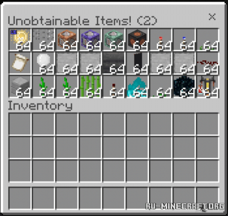 ������� Unobtainable Items World ��� Minecraft PE