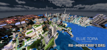  Blue Topia  Minecraft PE