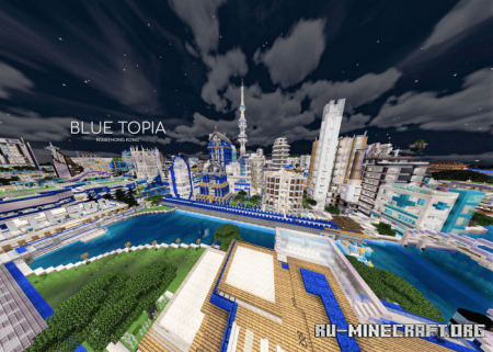  Blue Topia  Minecraft PE