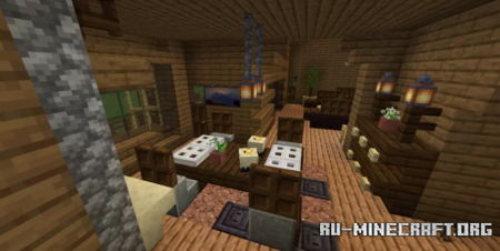 ������� Woodland Log Home ��� Minecraft