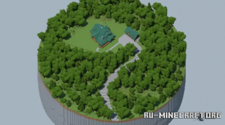 ������� Woodland Log Home ��� Minecraft