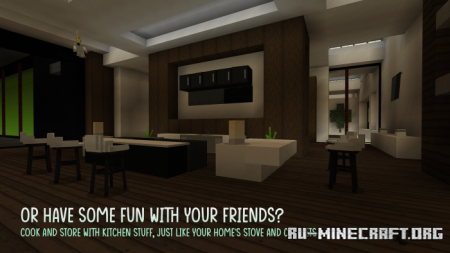 Скачать Kraftoid’s Modern Furniture для Minecraft PE 1.16