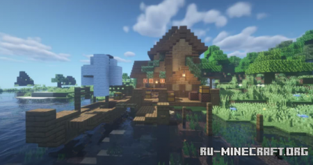  River Home by UnknwnBuilds  Minecraft