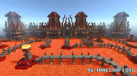 ������� Meltrock Fortress - RTX Adventure ��� Minecraft