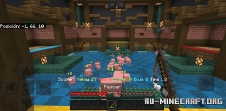 Скачать Fishing Pigs (Minigame) для Minecraft PE