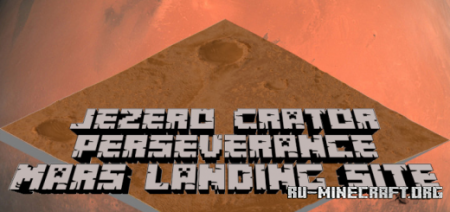 ������� Jezero Crater Perseverance Mars ��� Minecraft PE