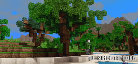 Скачать Tropical Oasis Island для Minecraft PE