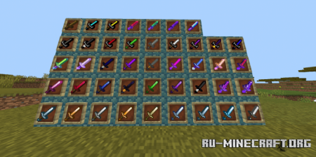Скачать Plus Swords RB для Minecraft PE 1.16