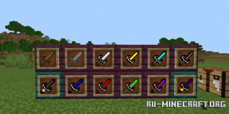 Скачать Plus Swords RB для Minecraft PE 1.16