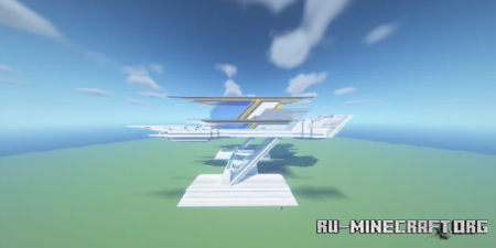 ������� Big Futuristic House by SkiKraft ��� Minecraft