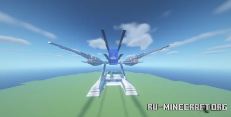 ������� Big Futuristic House by SkiKraft ��� Minecraft