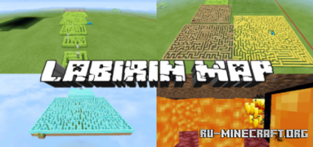  Labirin Map (Maze Map)  Minecraft PE