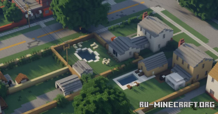 ������� American Suburbs - Clinton Ave ��� Minecraft