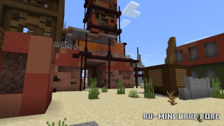  Dust - A Rust Inspired PVP Map  Minecraft PE