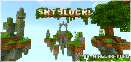 Скачать SkyBlock Adventure by Athis_plays для Minecraft PE