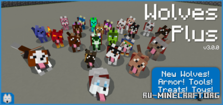  Wolves Plus  Minecraft PE 1.16